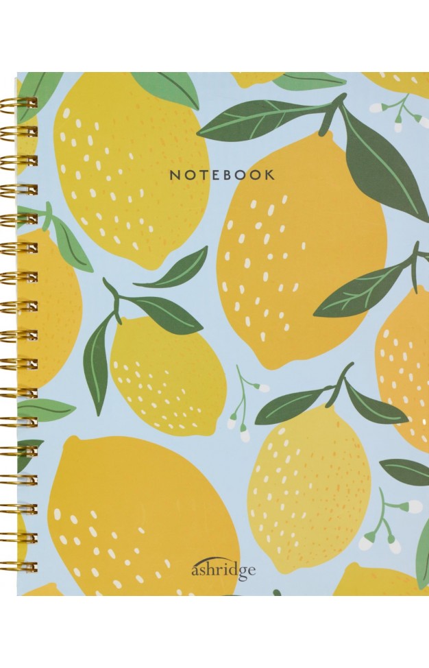 Ashridge Spiro Notebook  Lemons